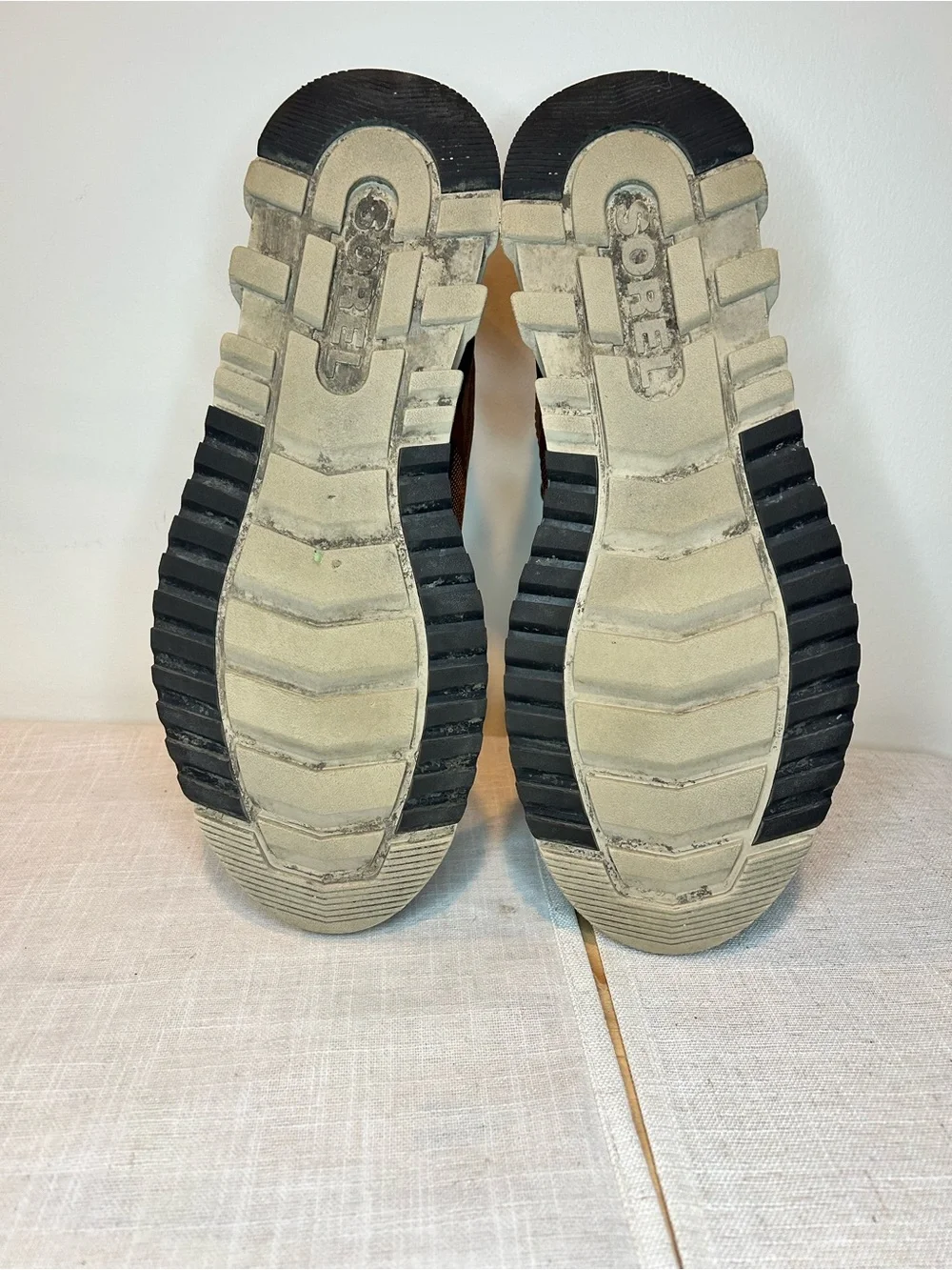 Sorel Men's Rush Brown High-Top Performance Sneakers waterproof